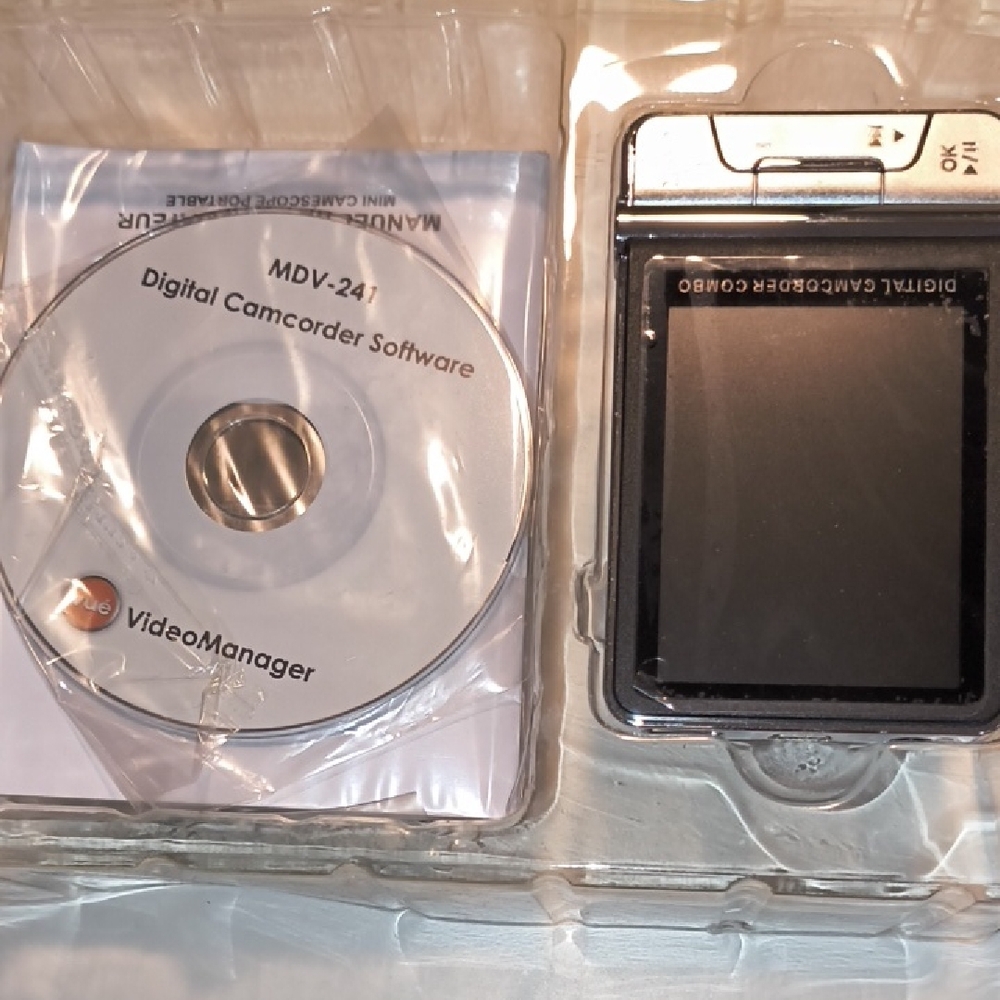 Sharper Image Black Portable Camcorder